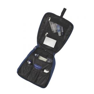 Hanging Toiletry Bag Navy Grey